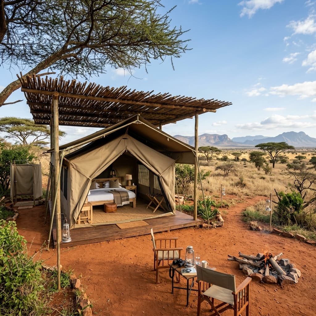 Tsavo East Wild Camp