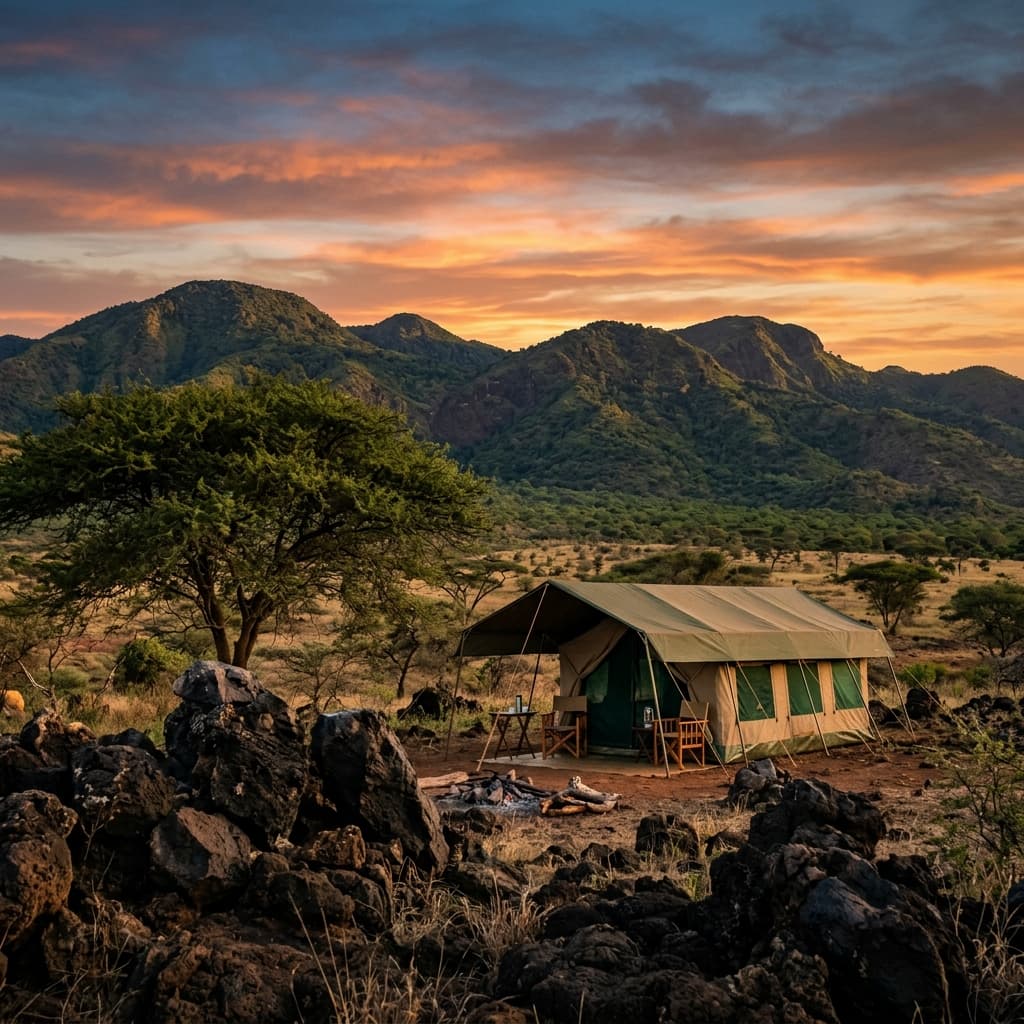 Tsavo West Lava Camp